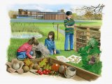 Illustration of School Nature Scene (#3691)