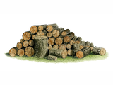 Illustration of Log Pile (#3260)