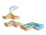 Illustration of Morro Bay Volcano (#3776)